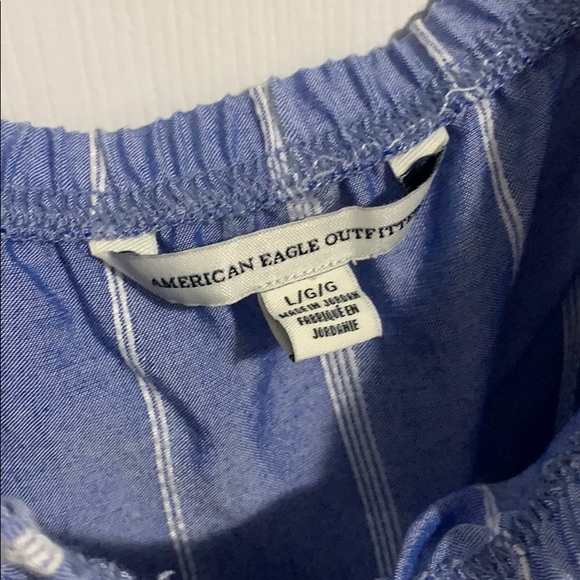 AE Blue Striped Summer Dress - Picture 3 of 5